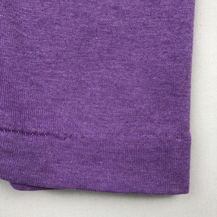 80'S Hanes Fifty-Fifty Blue Tag College T-Shirt, Made in USA, Men's XL equivalent, Vintage cotton purple type Vintage Second Hand