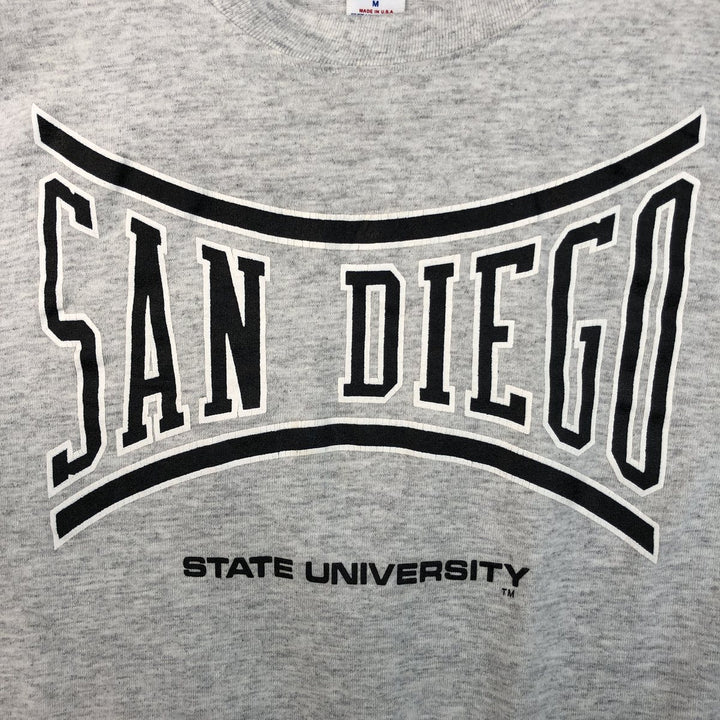 90'S Russell Athletic College T-shirt, Made in USA, Men's Size M (approx.), Vintage cotton gray type Vintage Second Hand