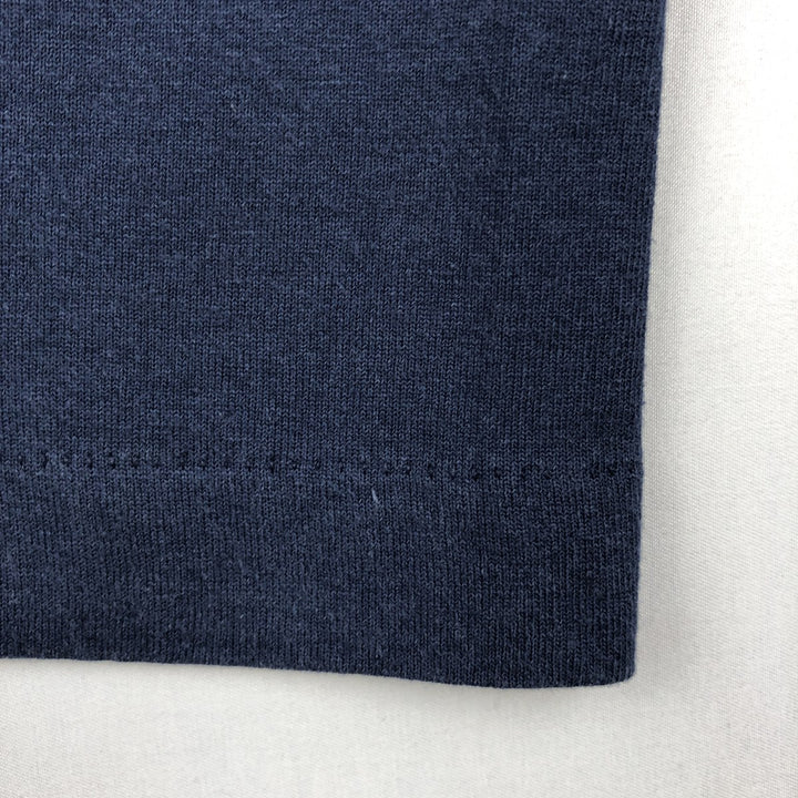 90'S Fruit of the Loom Best Iowa University College T-Shirt, Made in USA, Men's Size L (approx.), Vintage cotton navy blue type Vintage Second Hand