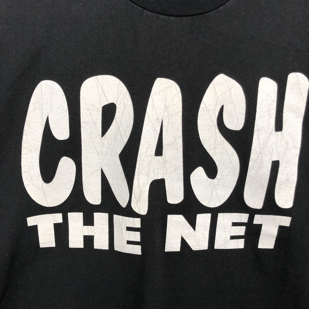 90'S Fruit of the Loom Best College T-Shirt, Made in USA, Men's XL equivalent, Vintage cotton black type Vintage Second Hand