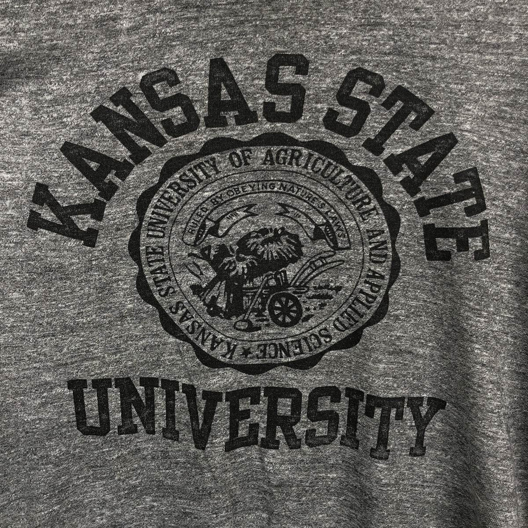College T-shirt, Men's XL size unclear Charcoal Vintage Second Hand