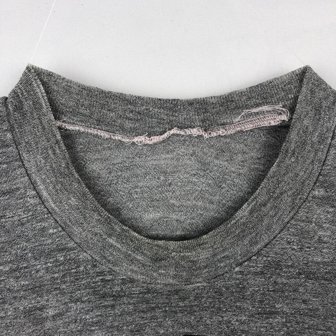 College T-shirt, Men's XL size unclear Charcoal Vintage Second Hand