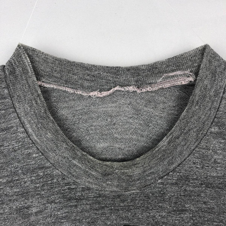 College T-shirt, Men's XL size unclear Charcoal Vintage Second Hand