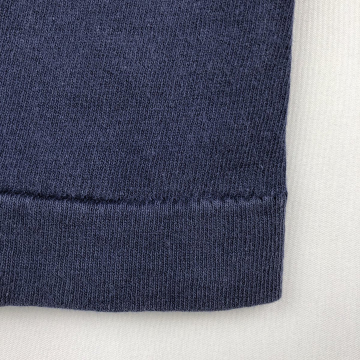90'S Fruit of the Loom College T-Shirt, Made in USA, Men's Size M (approx.), Vintage cotton navy blue type Vintage Second Hand