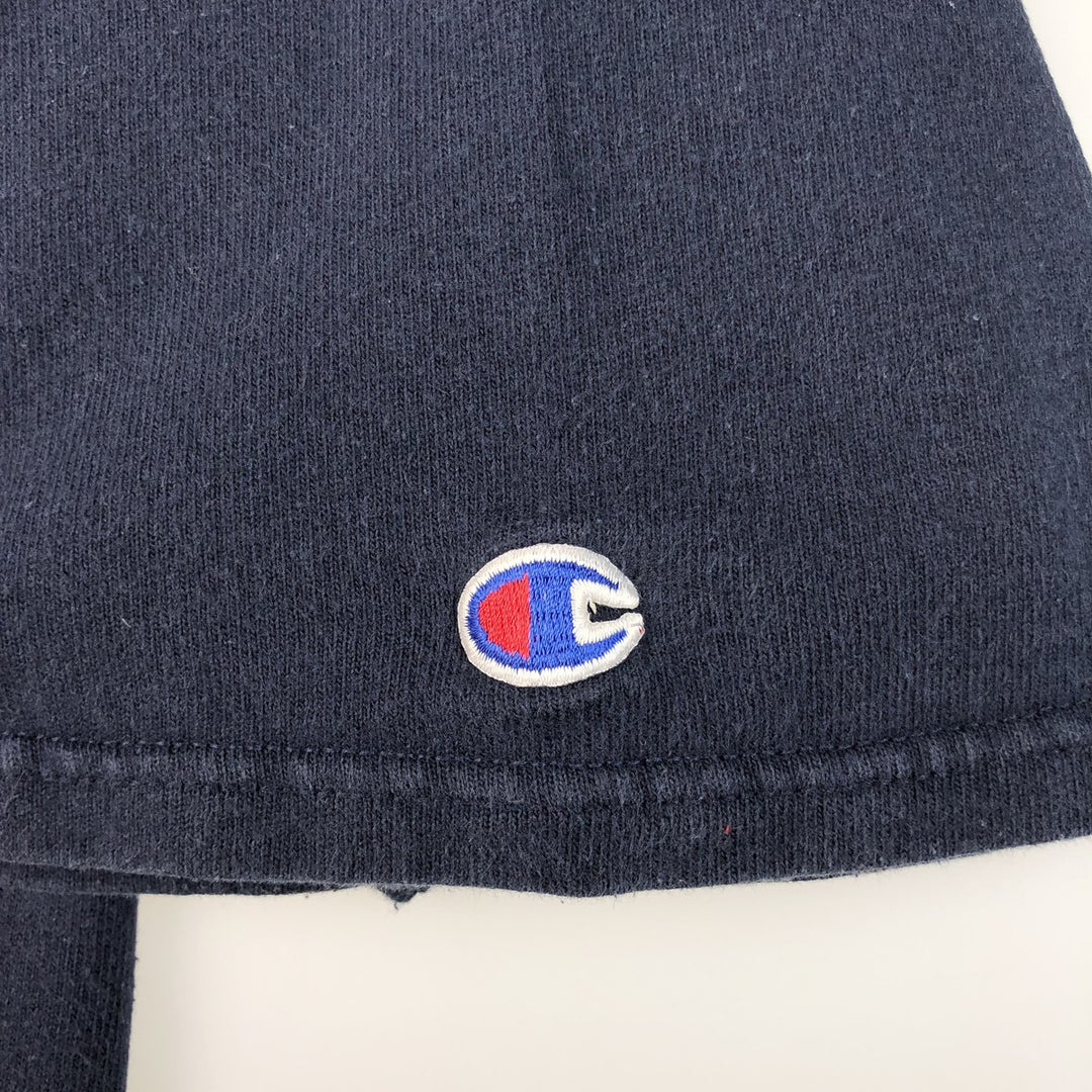 Champion Authentic Athletic Apparel College T-shirt, Men's XL cotton navy blue type Vintage Second Hand