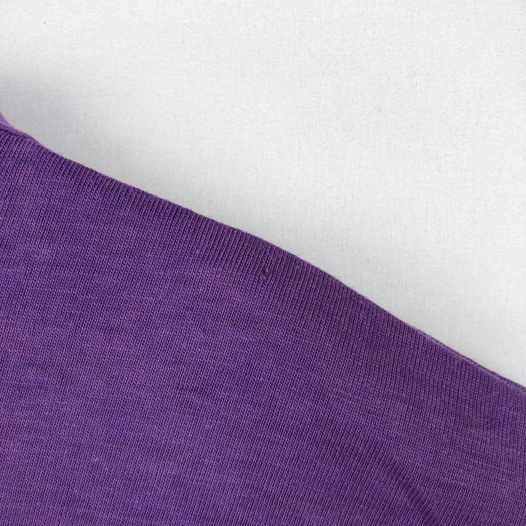 70'S ARTEX College T-shirt, Men's Size M (approx.), Vintage cotton purple type Vintage Second Hand