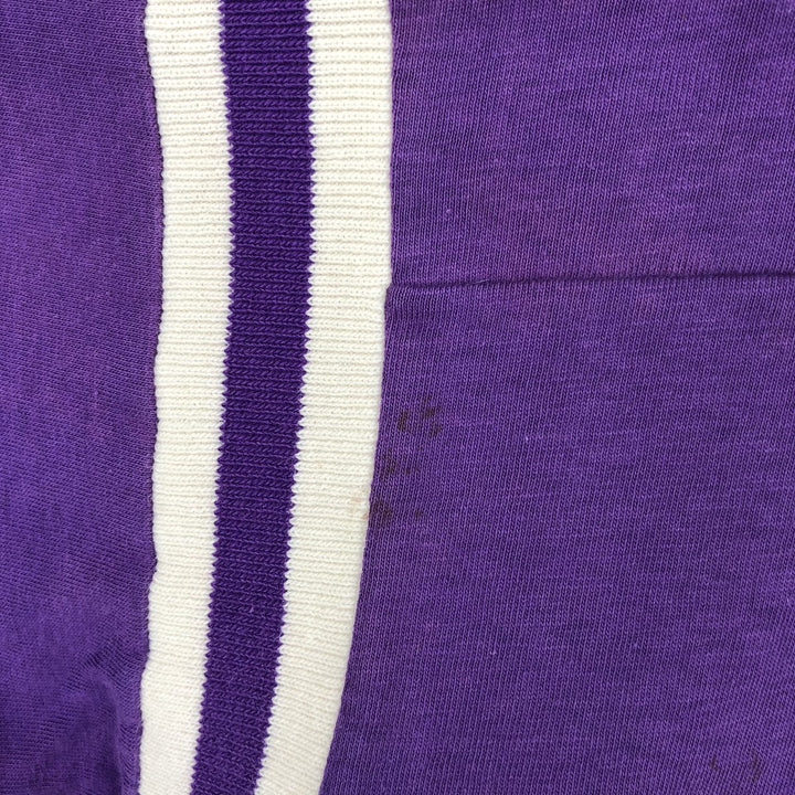 70'S ARTEX College T-shirt, Men's Size M (approx.), Vintage cotton purple type Vintage Second Hand