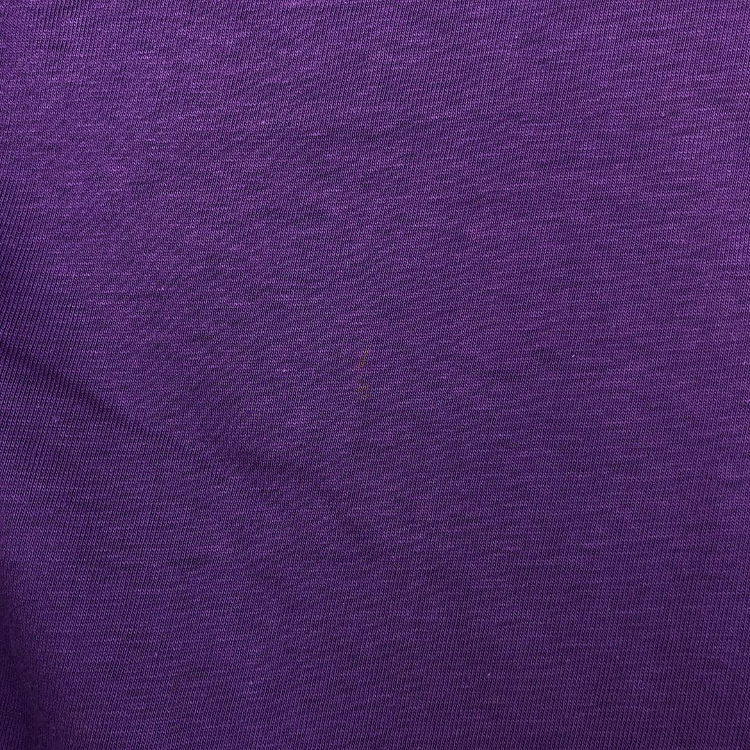 70'S ARTEX College T-shirt, Men's Size M (approx.), Vintage cotton purple type Vintage Second Hand