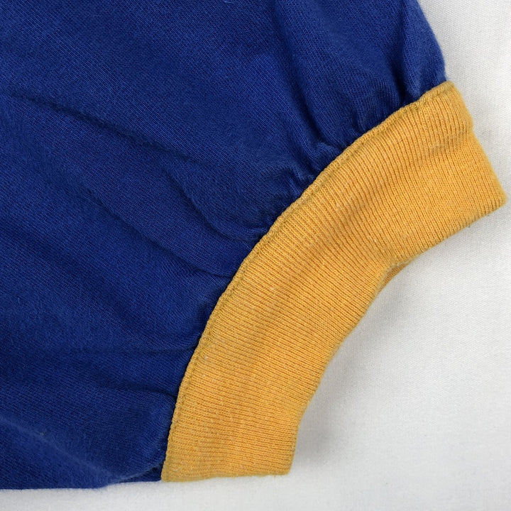 90'S Russell College T-shirt, Made in USA, Men's XL, Vintage cotton blue type Vintage Second Hand