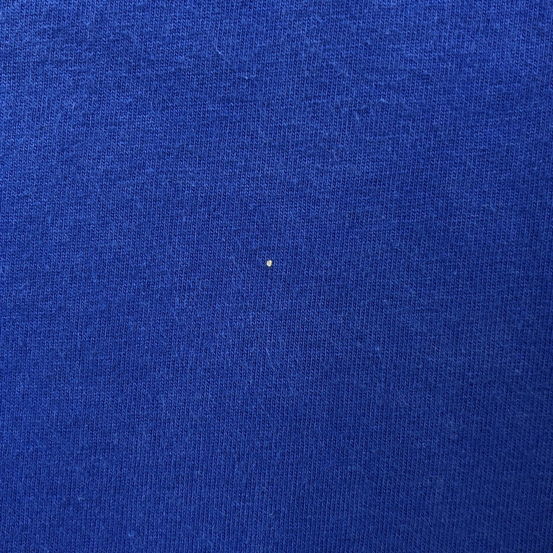 90'S Russell College T-shirt, Made in USA, Men's XL, Vintage cotton blue type Vintage Second Hand