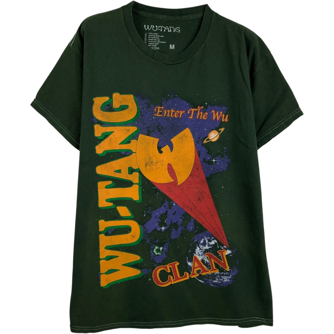 Wu-Tang Clan Rap T-shirt, Men's Size Medium cotton green type Vintage Second Hand