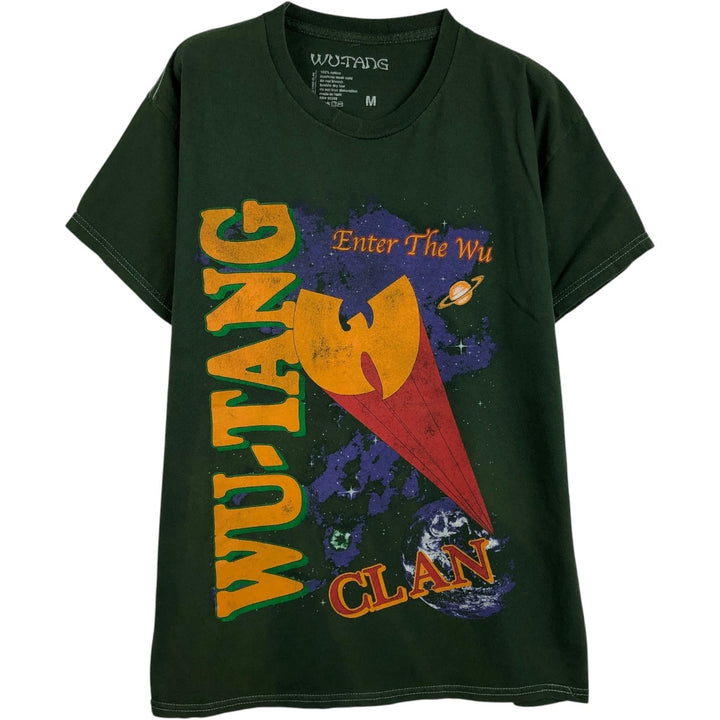 Wu-Tang Clan Rap T-shirt, Men's Size Medium cotton green type Vintage Second Hand