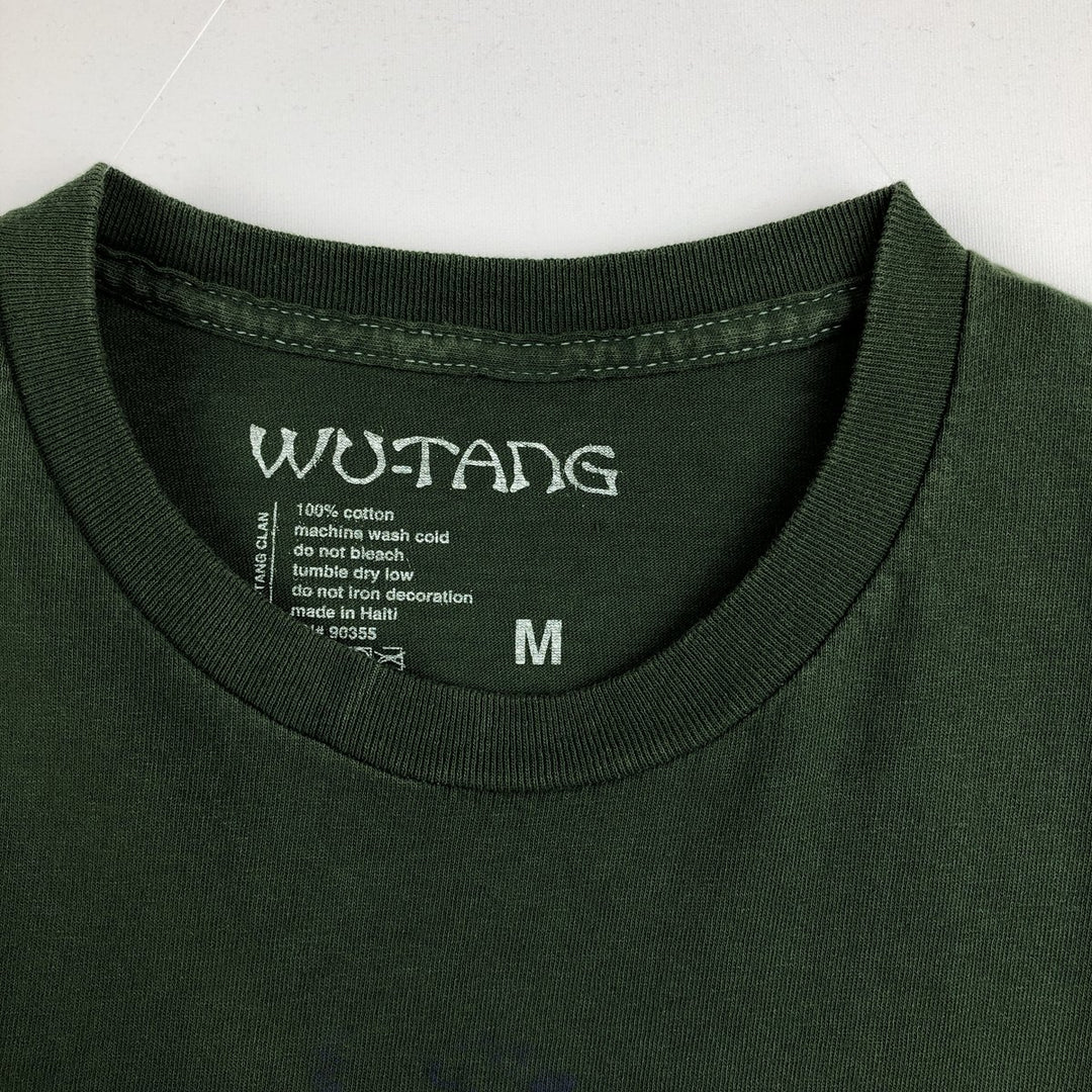Wu-Tang Clan Rap T-shirt, Men's Size Medium cotton green type Vintage Second Hand