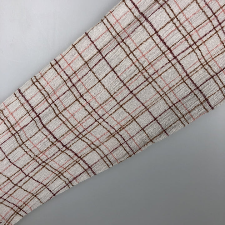 Patagonia Organic Cotton Long Sleeve Cotton Check Shirt, Men's Size Medium Organic cotton white type Vintage Second Hand