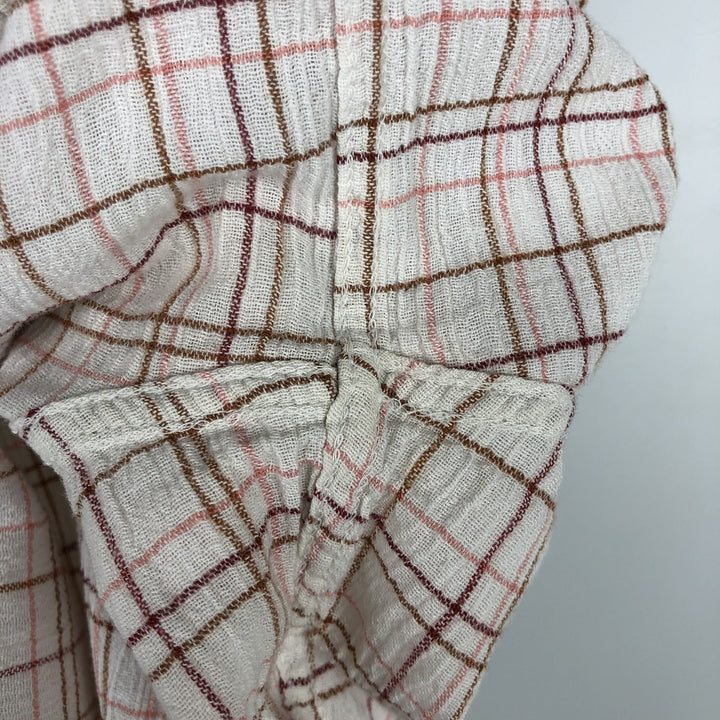Patagonia Organic Cotton Long Sleeve Cotton Check Shirt, Men's Size Medium Organic cotton white type Vintage Second Hand