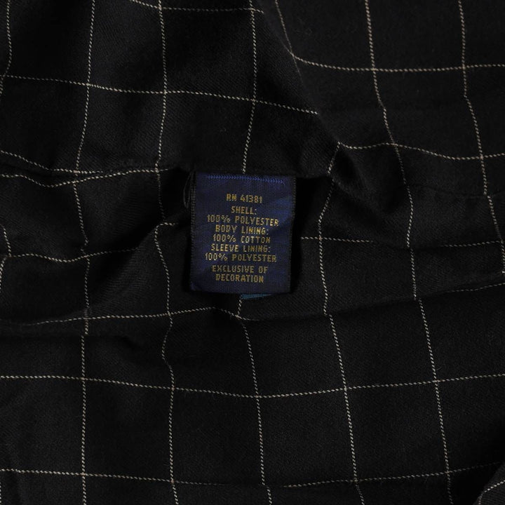 Ralph Lauren POLO by Ralph Lauren Swing Top Sports Jacket Men's S polyester black type Vintage Second Hand