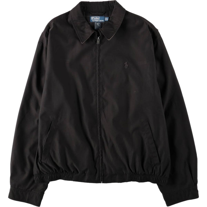 Ralph Lauren POLO by Ralph Lauren Swing Top Sports Jacket Men's XL polyester black type Vintage Second Hand