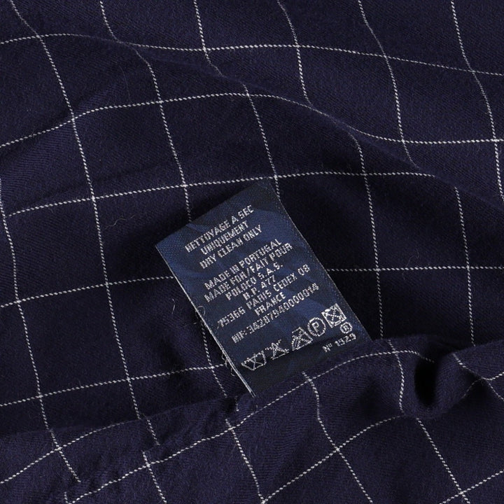 Ralph Lauren POLO by Ralph Lauren Swing Top Sports Jacket Men's M polyester navy blue type Vintage Second Hand