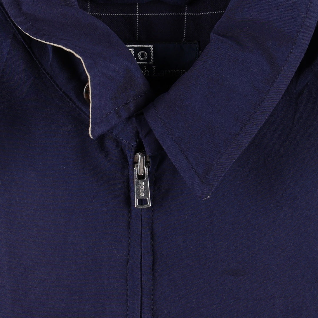 Ralph Lauren POLO by Ralph Lauren Swing Top Sports Jacket Men's M polyester navy blue type Vintage Second Hand