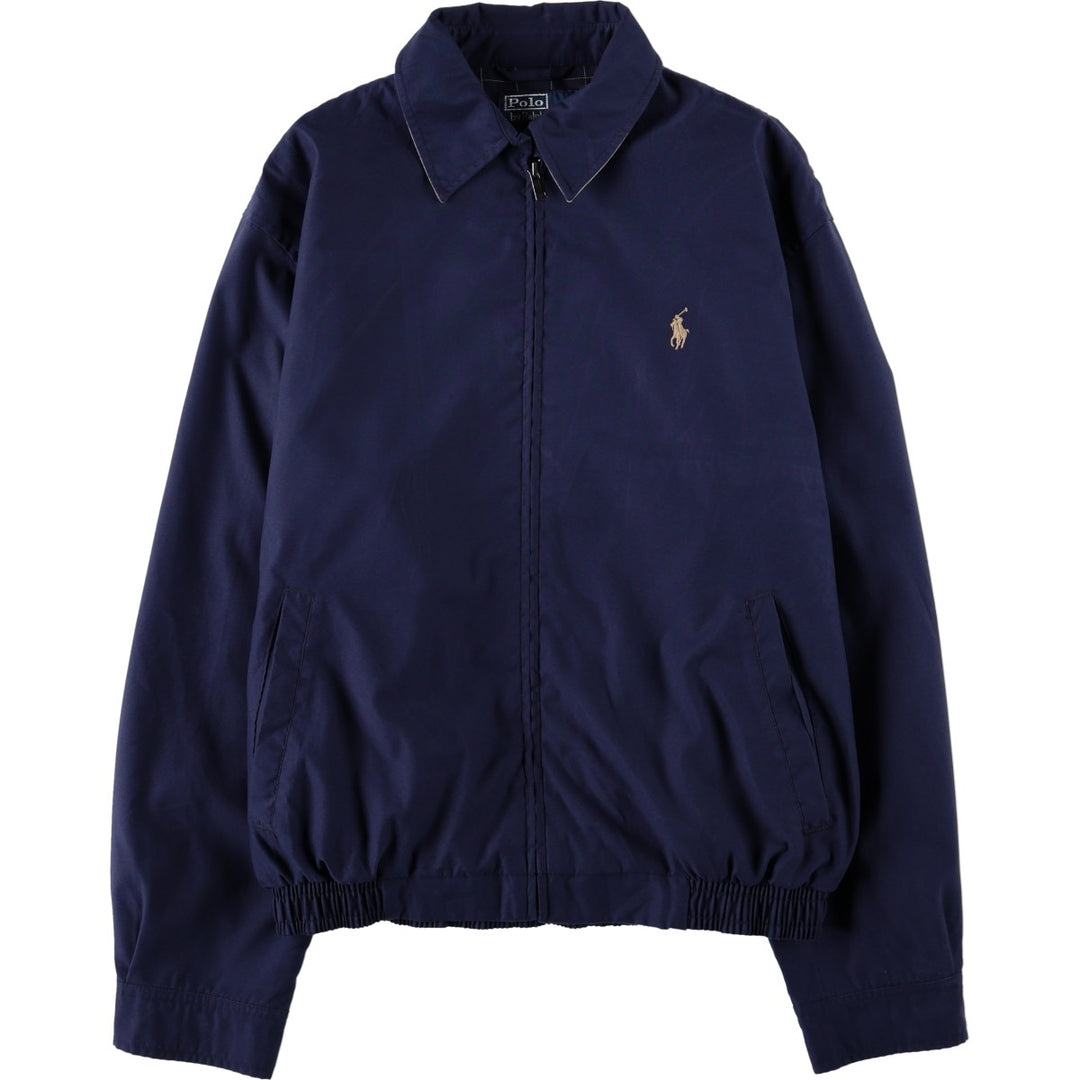 Ralph Lauren POLO by Ralph Lauren Swing Top Sports Jacket Men's S polyester navy blue type Vintage Second Hand