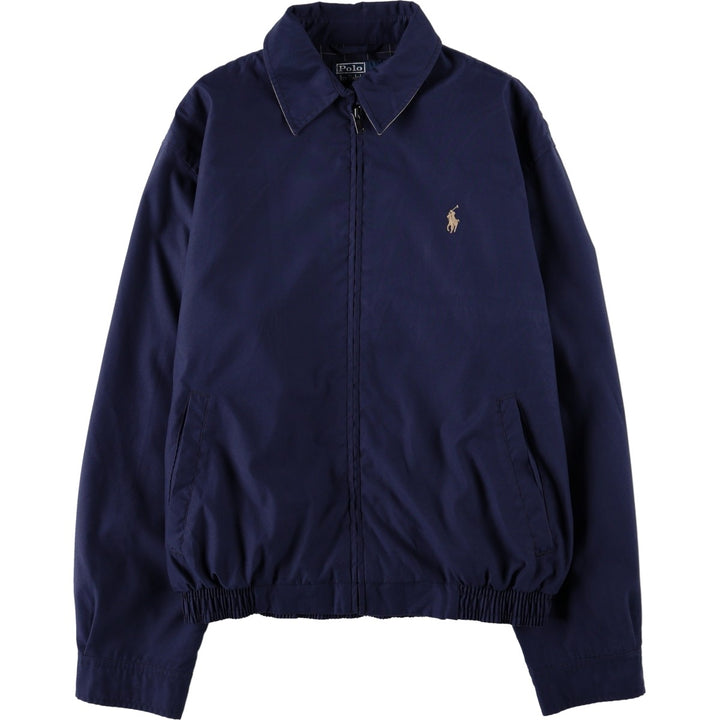 Ralph Lauren POLO by Ralph Lauren Swing Top Sports Jacket Men's S polyester navy blue type Vintage Second Hand