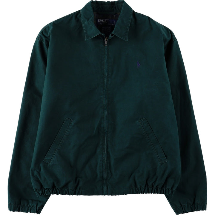 Ralph Lauren POLO by Ralph Lauren Swing Top Sports Jacket Men's S cotton dark green Vintage Second Hand