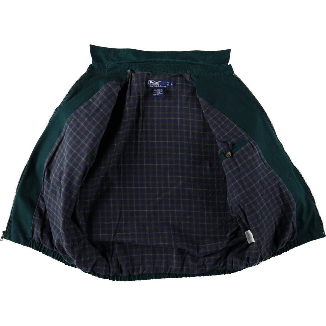 Ralph Lauren POLO by Ralph Lauren Swing Top Sports Jacket Men's S cotton dark green Vintage Second Hand