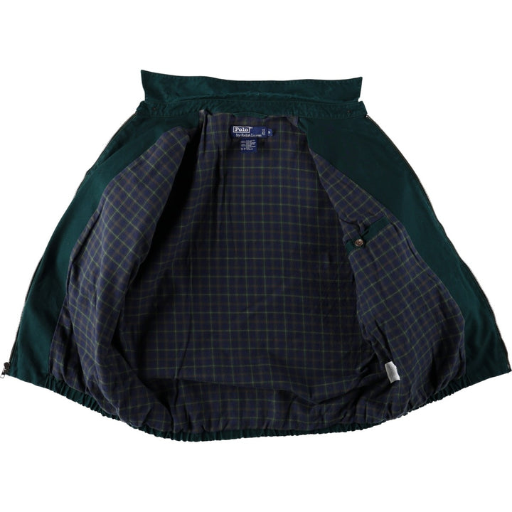 Ralph Lauren POLO by Ralph Lauren Swing Top Sports Jacket Men's S cotton dark green Vintage Second Hand