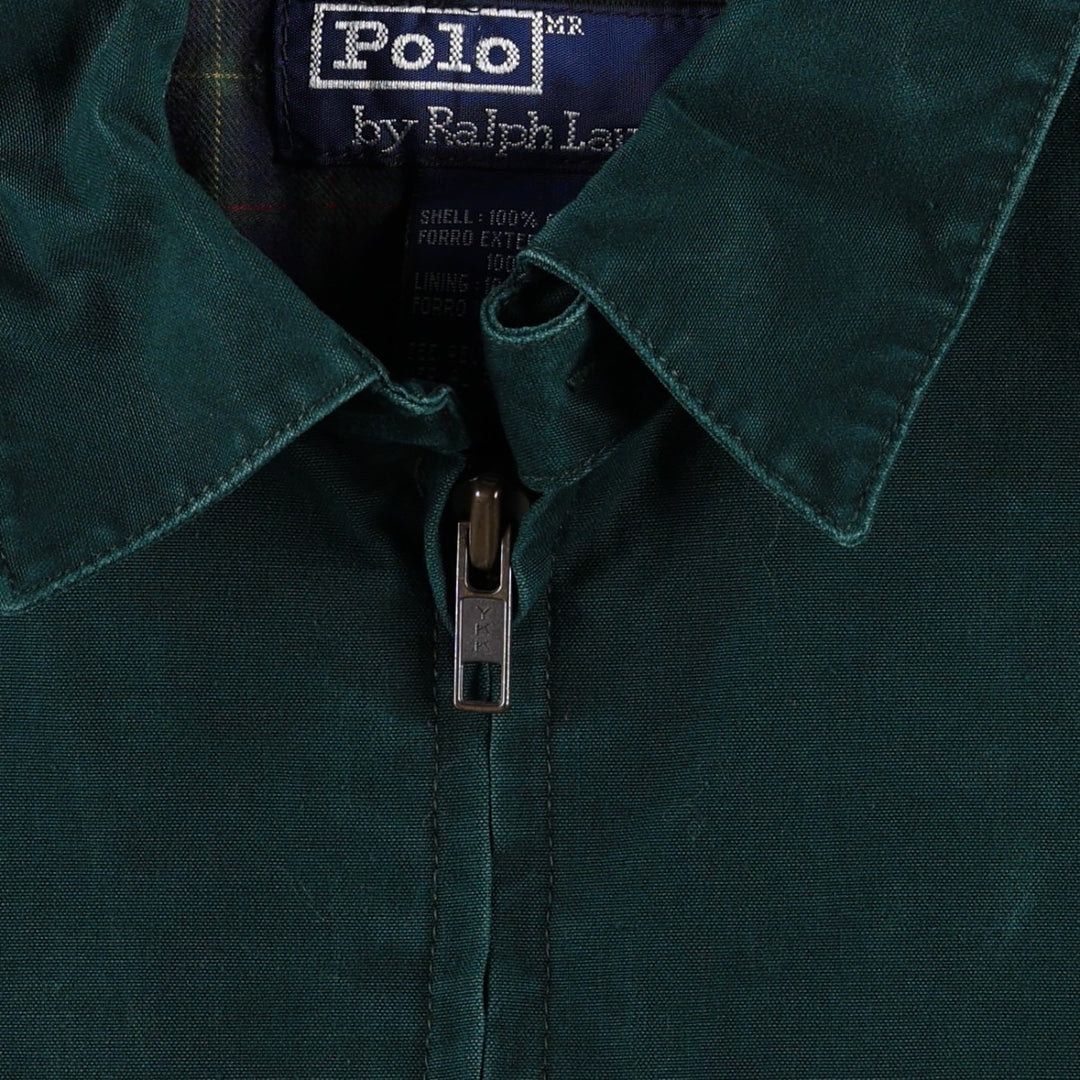 Ralph Lauren POLO by Ralph Lauren Swing Top Sports Jacket Men's S cotton dark green Vintage Second Hand