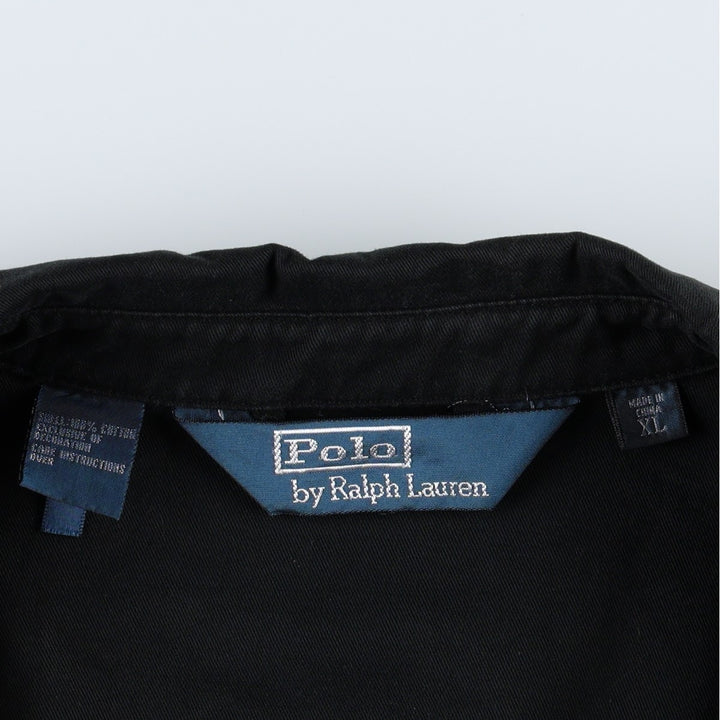 Ralph Lauren POLO by Ralph Lauren Swing Top Sports Jacket Men's XL cotton black type Vintage Second Hand