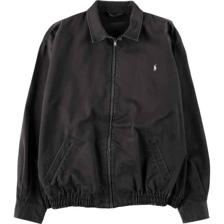 Ralph Lauren POLO by Ralph Lauren Swing Top Sports Jacket Made in Canada Men's L size cotton brown type Vintage Second Hand