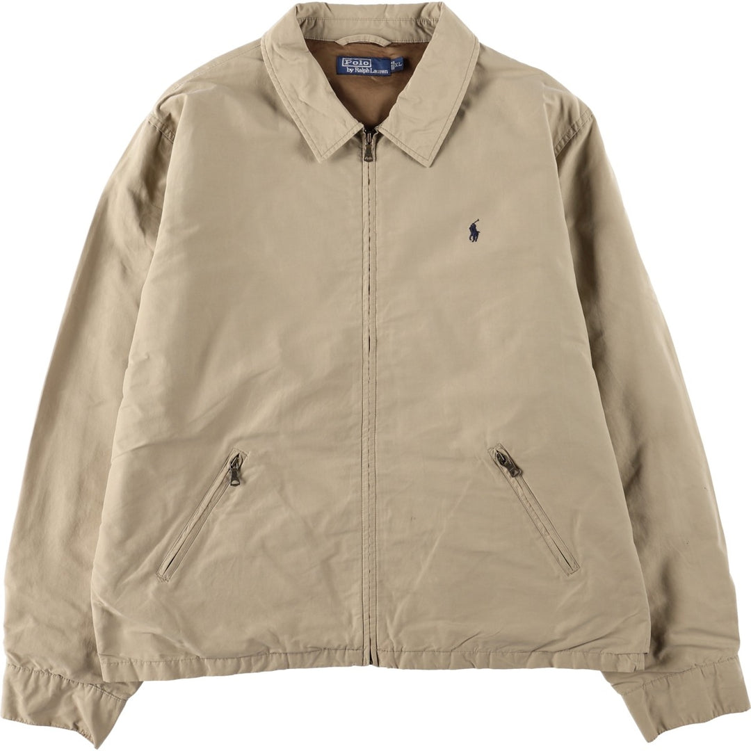 Ralph Lauren POLO by Ralph Lauren Swing Top Sports Jacket Men's XL cotton Beige type Vintage Second Hand