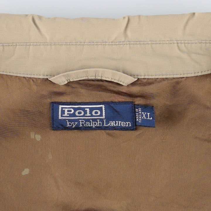 Ralph Lauren POLO by Ralph Lauren Swing Top Sports Jacket Men's XL cotton Beige type Vintage Second Hand