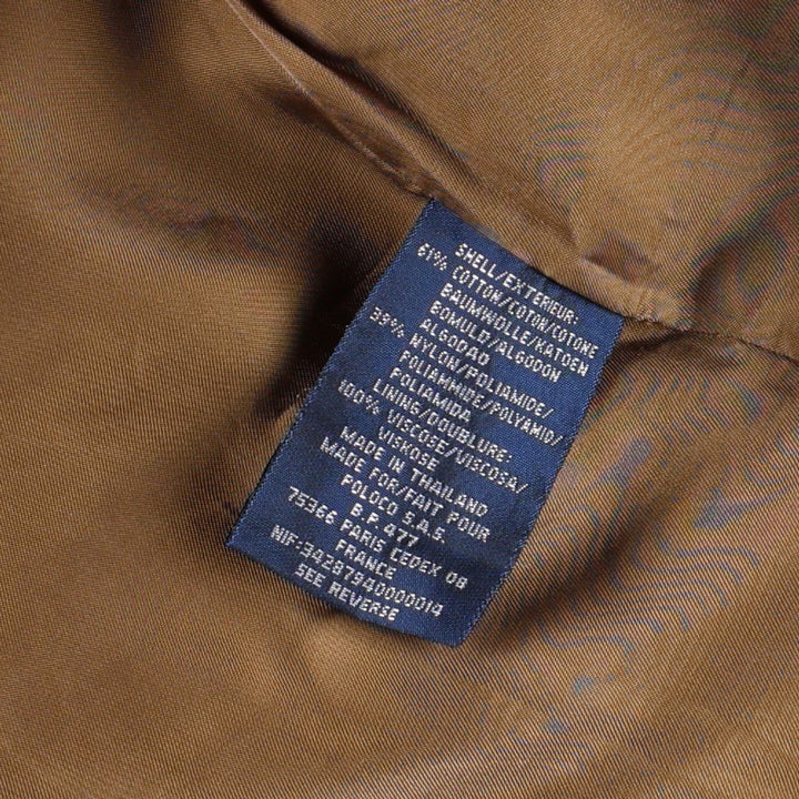 Ralph Lauren POLO by Ralph Lauren Swing Top Sports Jacket Men's XL cotton Beige type Vintage Second Hand