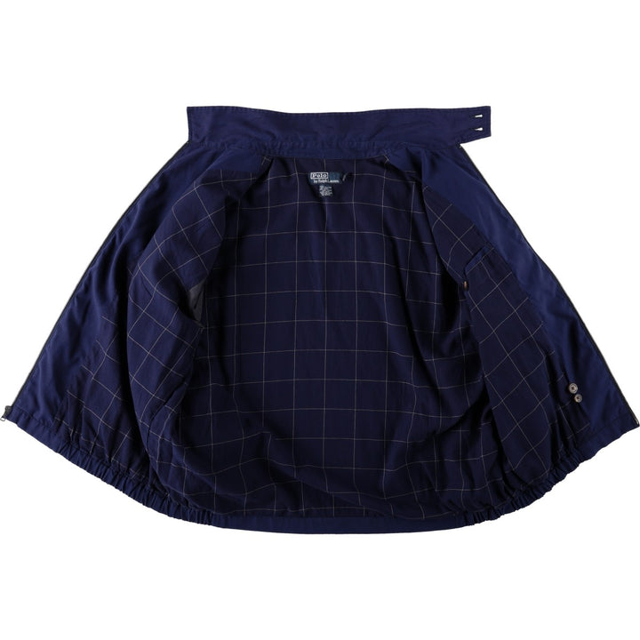 Ralph Lauren POLO by Ralph Lauren Swing Top Sports Jacket Men's L size polyester navy blue type Vintage Second Hand