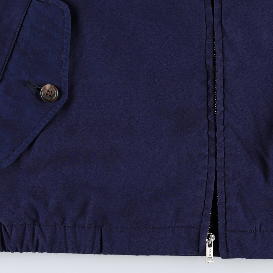 Ralph Lauren POLO by Ralph Lauren Swing Top Sports Jacket Men's L size polyester navy blue type Vintage Second Hand