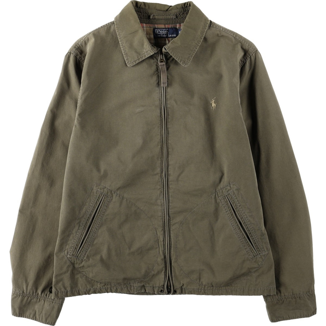 Ralph Lauren POLO by Ralph Lauren Swing Top Sports Jacket Men's M cotton Khaki type Vintage Second Hand