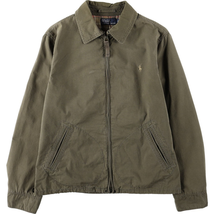 Ralph Lauren POLO by Ralph Lauren Swing Top Sports Jacket Men's M cotton Khaki type Vintage Second Hand