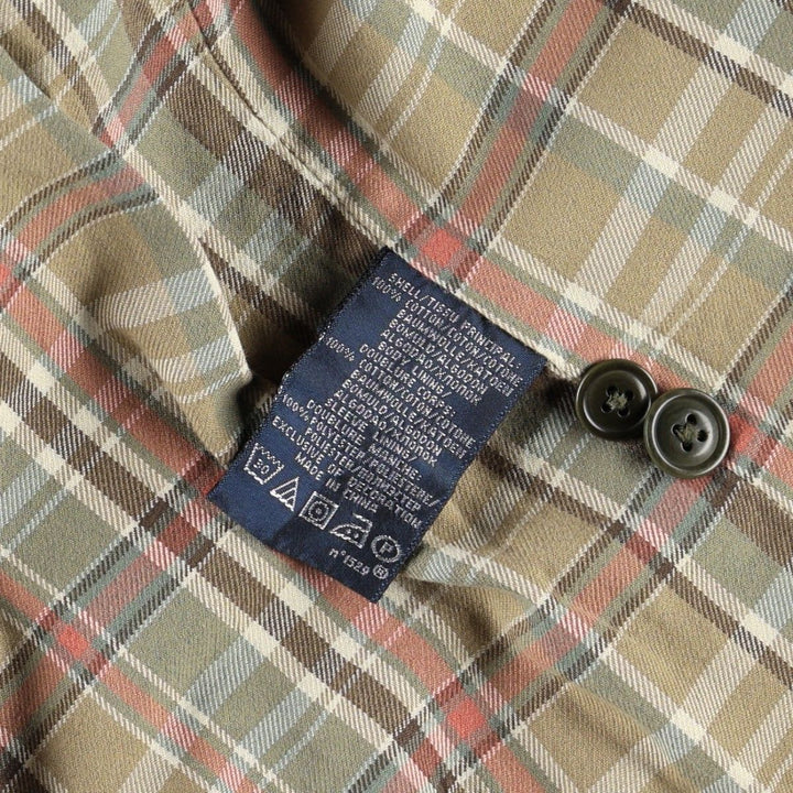Ralph Lauren POLO by Ralph Lauren Swing Top Sports Jacket Men's M cotton Khaki type Vintage Second Hand