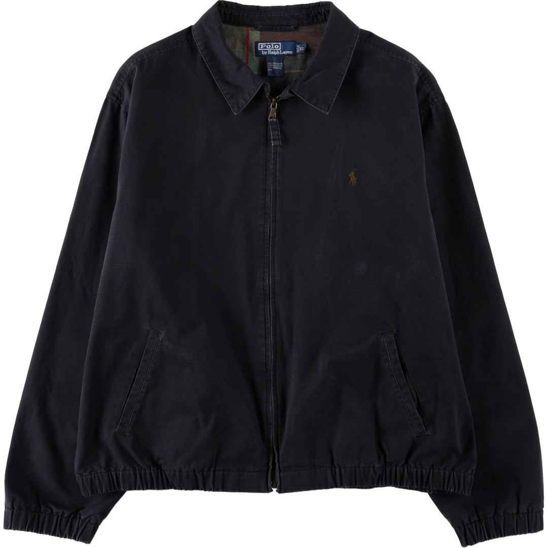 Ralph Lauren POLO by Ralph Lauren Swing Top Sports Jacket Men's XL cotton black type Vintage Second Hand