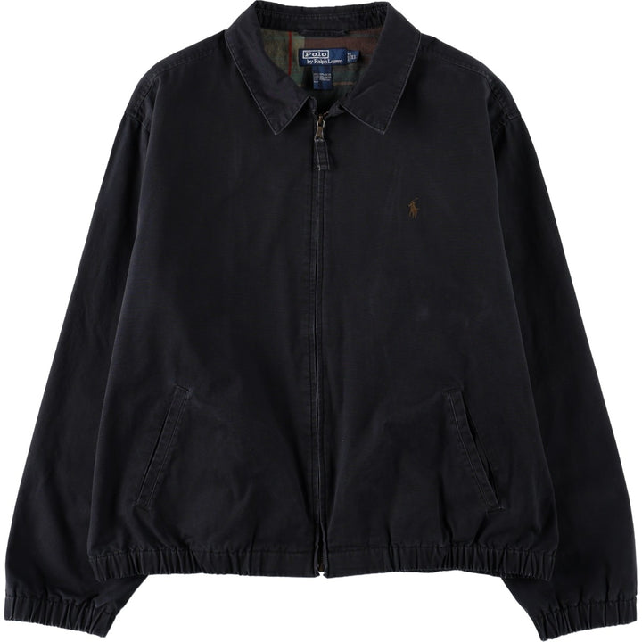 Ralph Lauren POLO by Ralph Lauren Swing Top Sports Jacket Men's XL cotton black type Vintage Second Hand