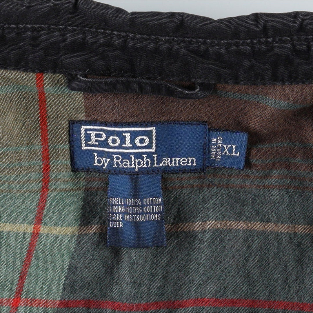 Ralph Lauren POLO by Ralph Lauren Swing Top Sports Jacket Men's XL cotton black type Vintage Second Hand