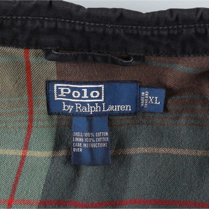 Ralph Lauren POLO by Ralph Lauren Swing Top Sports Jacket Men's XL cotton black type Vintage Second Hand