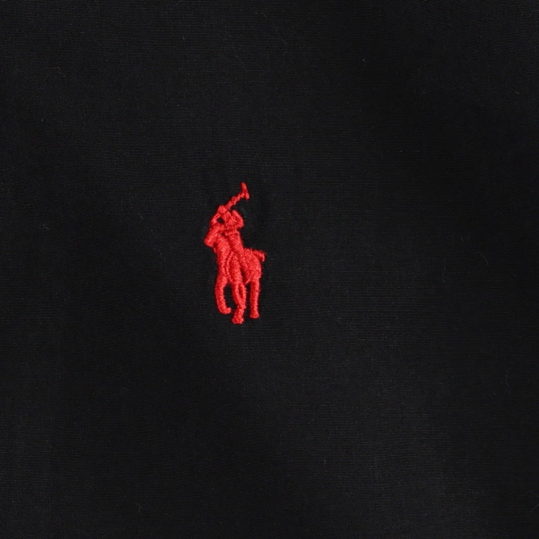 Ralph Lauren POLO RALPH LAUREN Swing Top Sports Jacket Men's L size cotton black type Vintage Second Hand