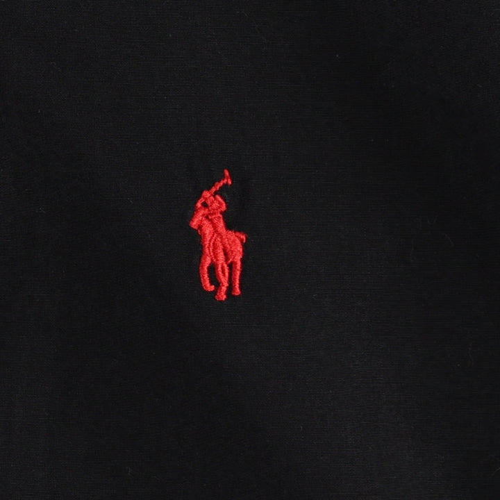 Ralph Lauren POLO RALPH LAUREN Swing Top Sports Jacket Men's L size cotton black type Vintage Second Hand