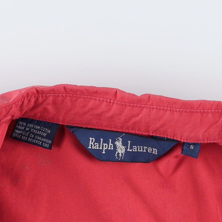 Ralph Lauren Swing Top Sport Jacket, Men's Size S (approx.) cotton red type Vintage Second Hand