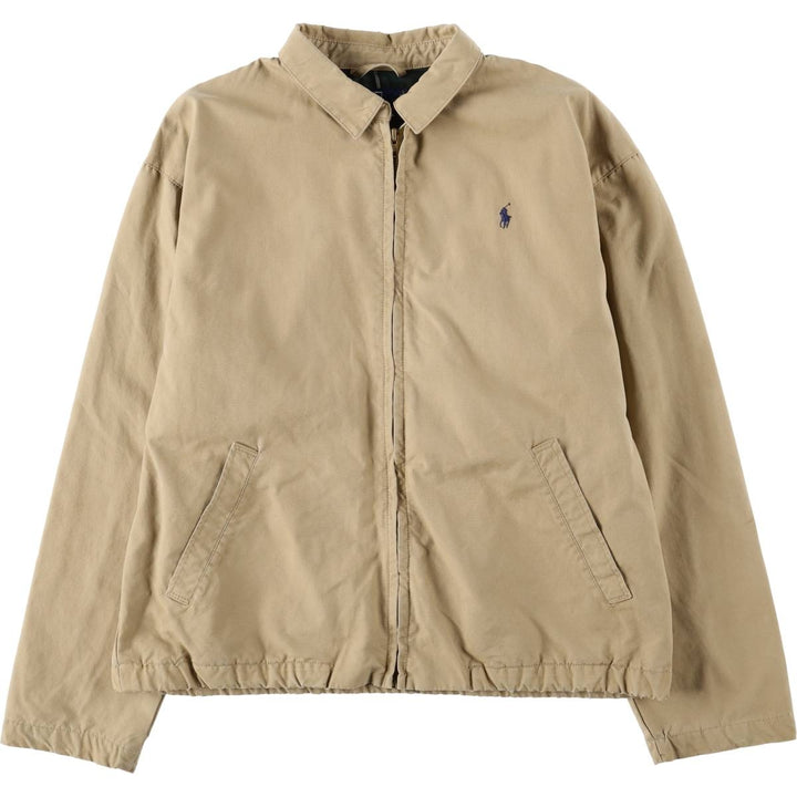 Ralph Lauren POLO by Ralph Lauren Swing Top Sports Jacket, Made in Canada, Men's Size Medium cotton Beige type Vintage Second Hand