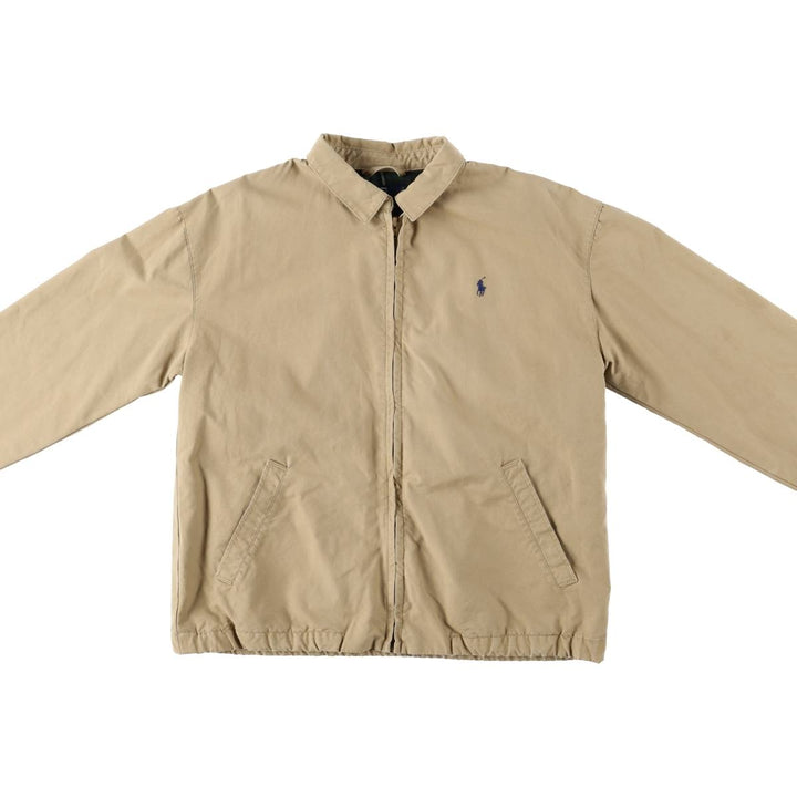 Ralph Lauren POLO by Ralph Lauren Swing Top Sports Jacket, Made in Canada, Men's Size Medium cotton Beige type Vintage Second Hand