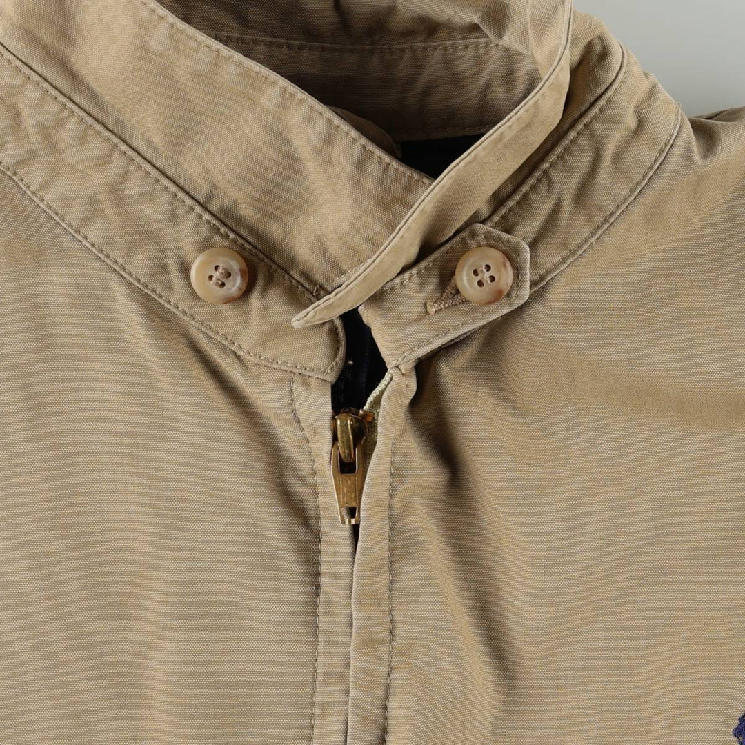 Ralph Lauren POLO by Ralph Lauren Swing Top Sports Jacket, Made in Canada, Men's Size Medium cotton Beige type Vintage Second Hand