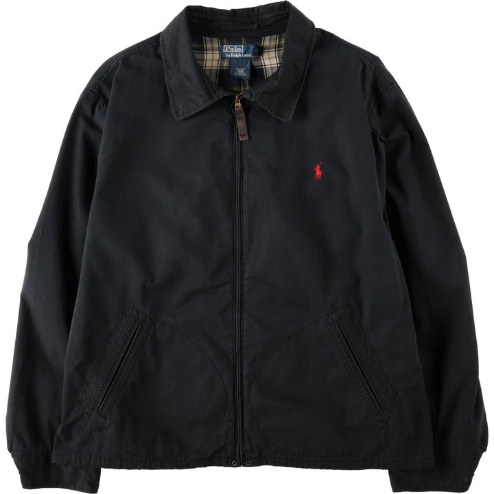 Ralph Lauren POLO by Ralph Lauren Swing Top Sports Jacket Men's XXL cotton black type Vintage Second Hand